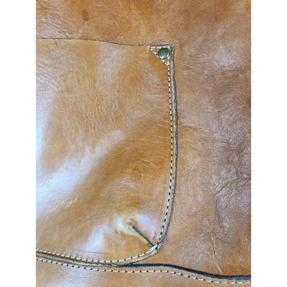 Patricia Nash Florence Toscano Tote Purse Tooled Tan Leather Western Bohemian